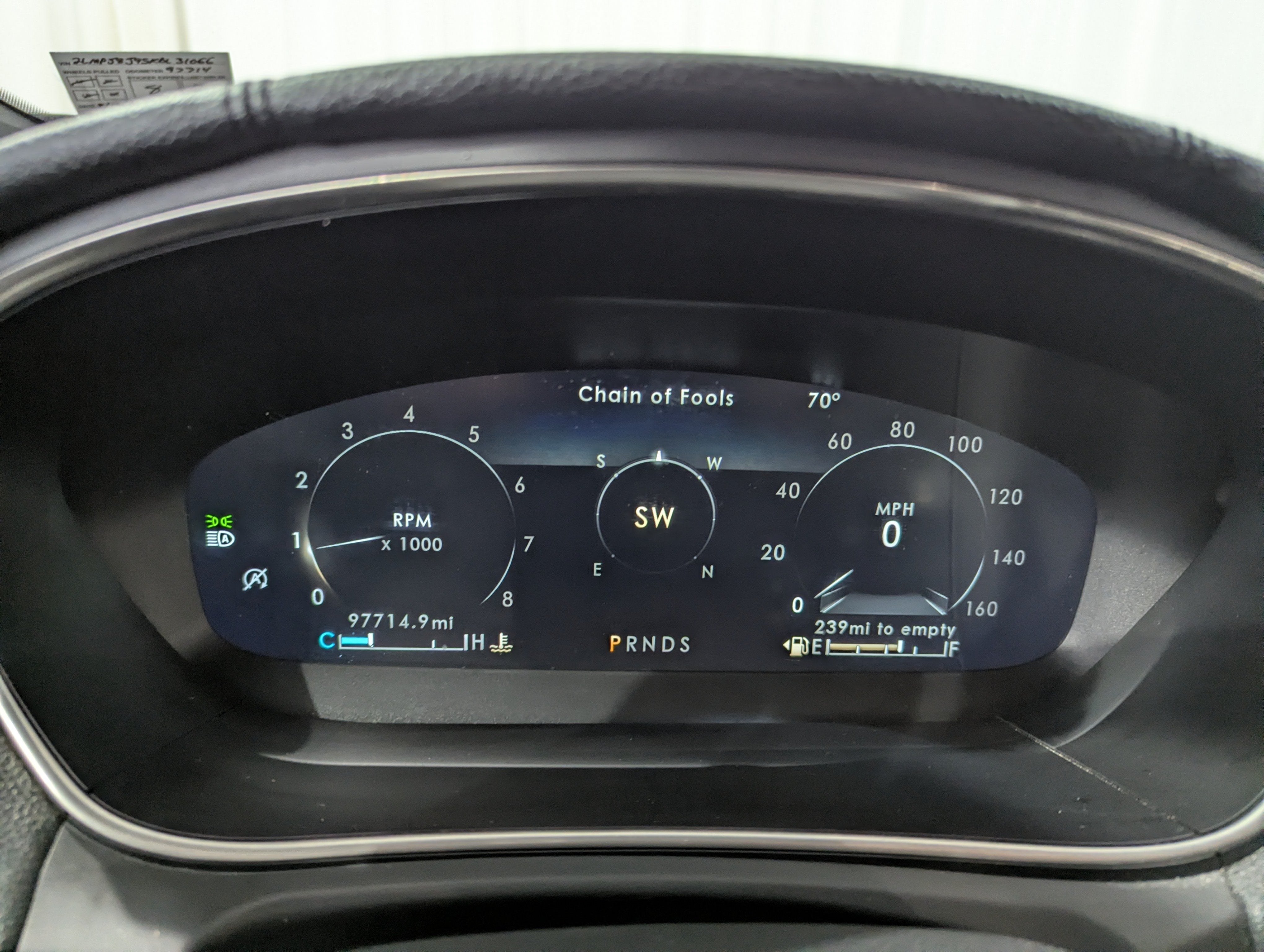 2019 Lincoln Nautilus Standard AWD