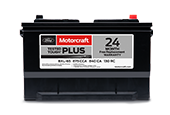 Motorcraft® Tested Tough® PLUS Batteries, $119.95 MSRP,